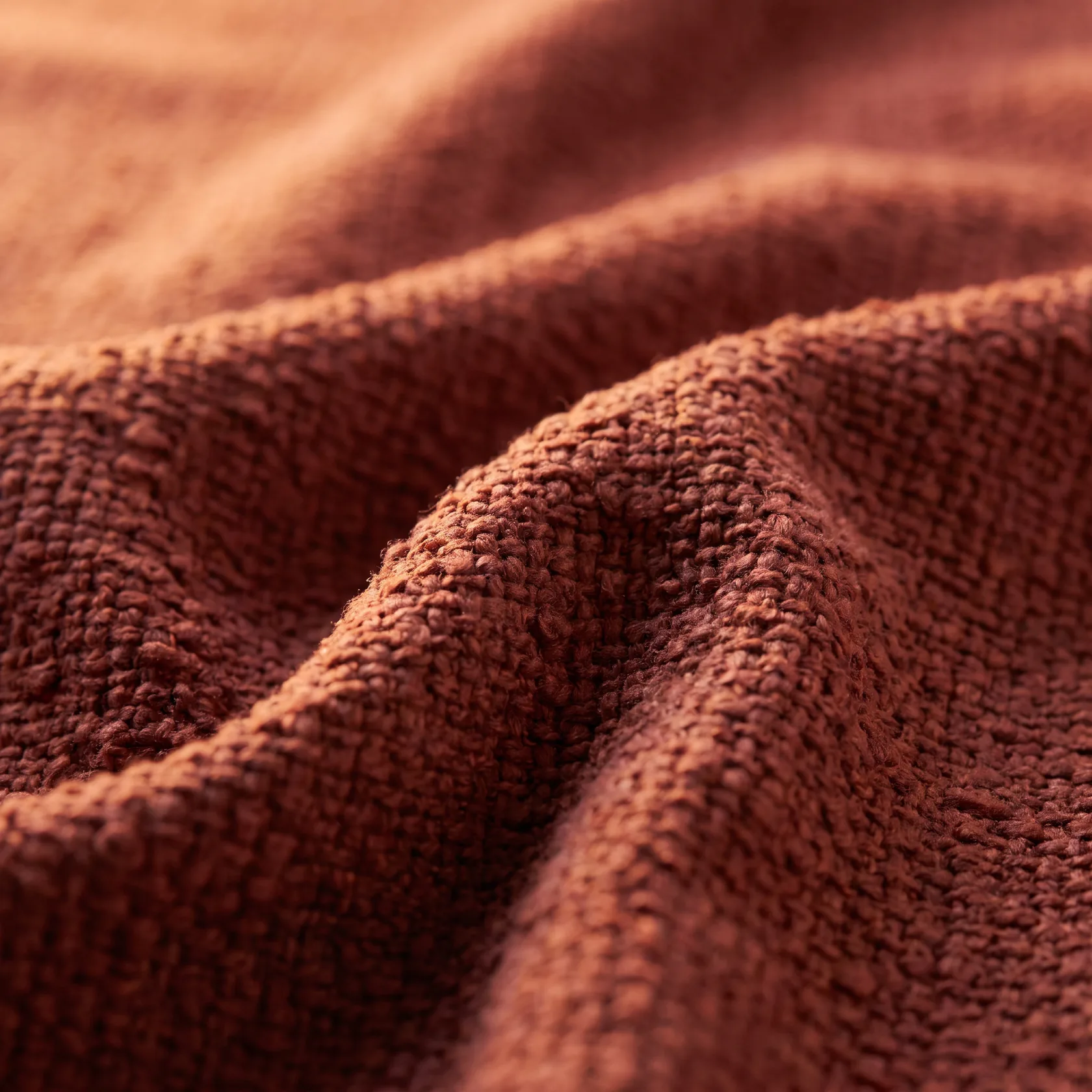 Burgundy chenille upholstery fabric texture